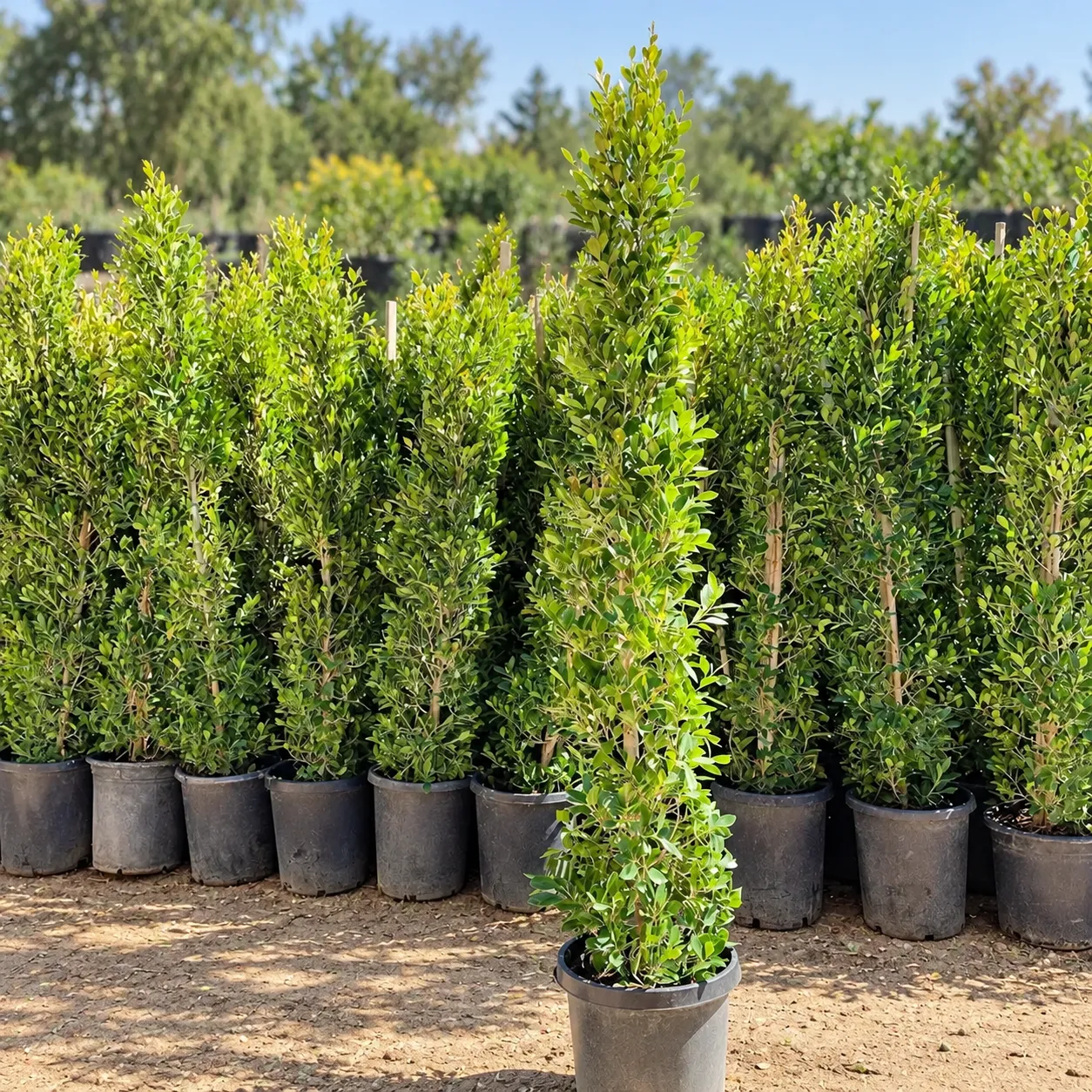 Consistent ficus hedge nursery stock for bulk plant supply in Lahore
